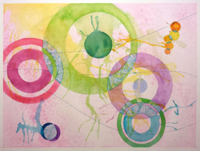 Cotton Candy (2015) | Watercolor on paper, 9" x 12" | Available Cotton Candy (2015)