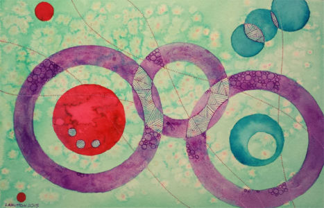 Lavender (2015) | Watercolor on paper, 8.5" x 5.5" | Available Lavender (2015)