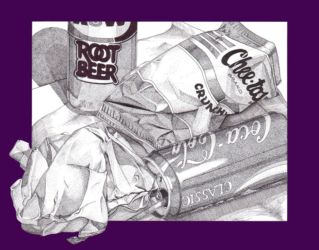 Still Life in Stipple (c. 1991?) | College Illustration Portfolio | Pen and ink on paper Still Life in Stipple (c. 1991?)
