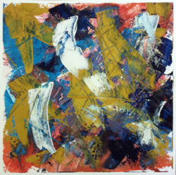 Untitled #06 (2015) | Gouache and marker on paper, 9" x 9" | Available Untitled #06 (2015)