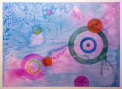 Untitled #08 (2015) | Watercolor and white ink on paper, 9" x 12" | Available Untitled #08 (2015)