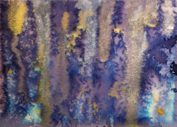 Copper - Flow 04 (2015) | Watercolor on paper, 5" x 7" | Available Copper - Flow 04 (2015)