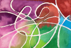 Colorplay (2015) | Watercolor on paper, 4" x 6" | Available Colorplay (2015)