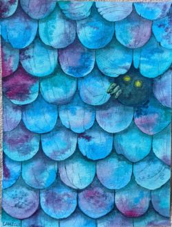 Stowaway | Watercolor on paper | 4" x 6" | 2021